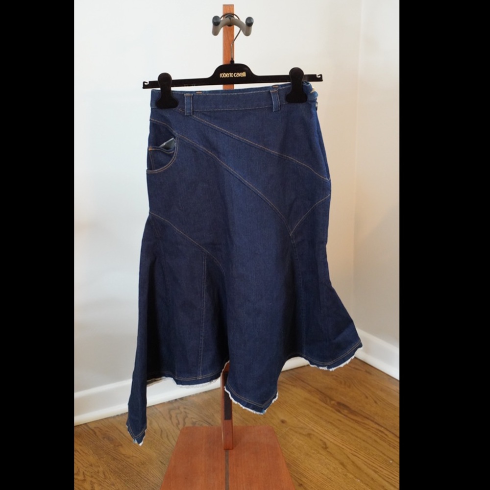 Roberto Cavalli Denim Skirt